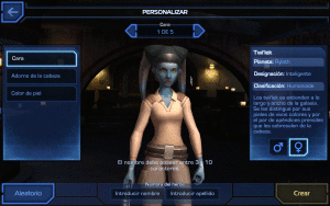 personalizar personaje