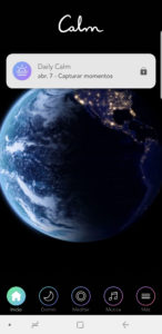 Calm fondo espacio